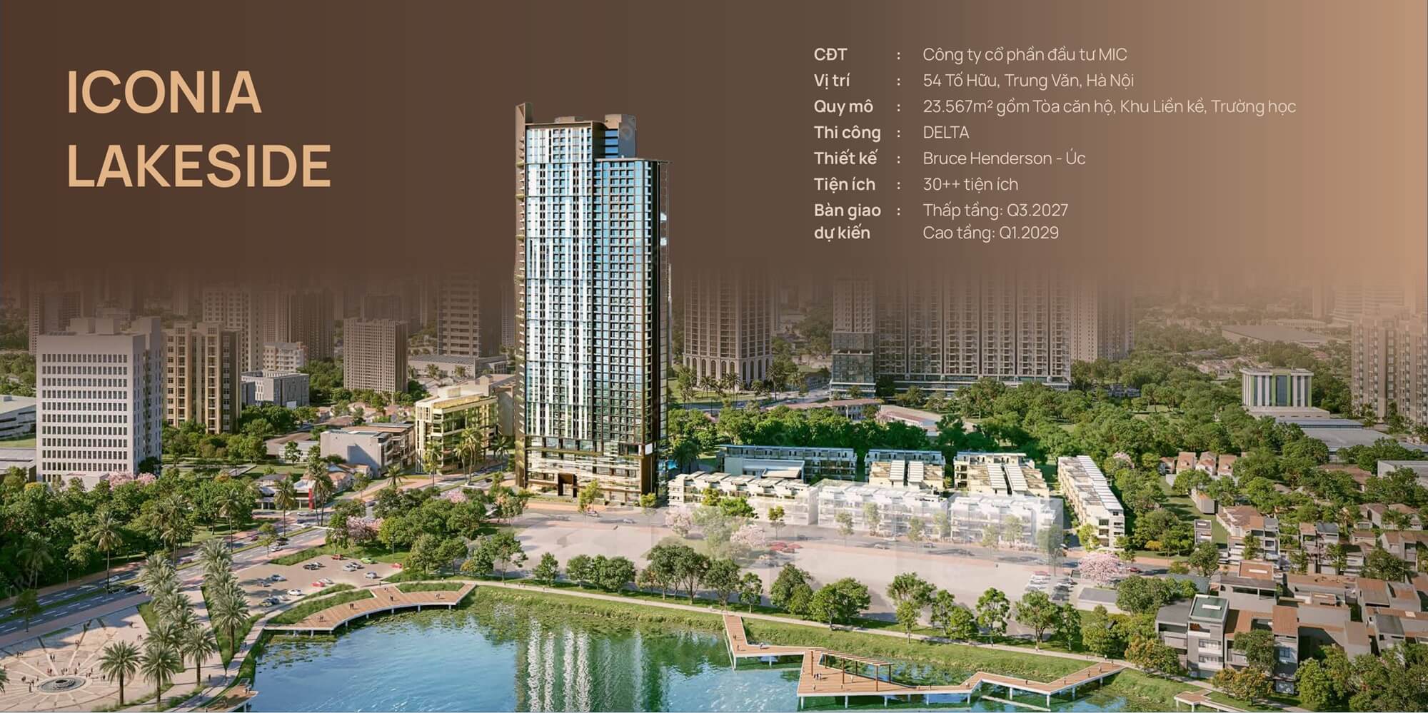 Phối cảnh dự án Iconia Lakeside 